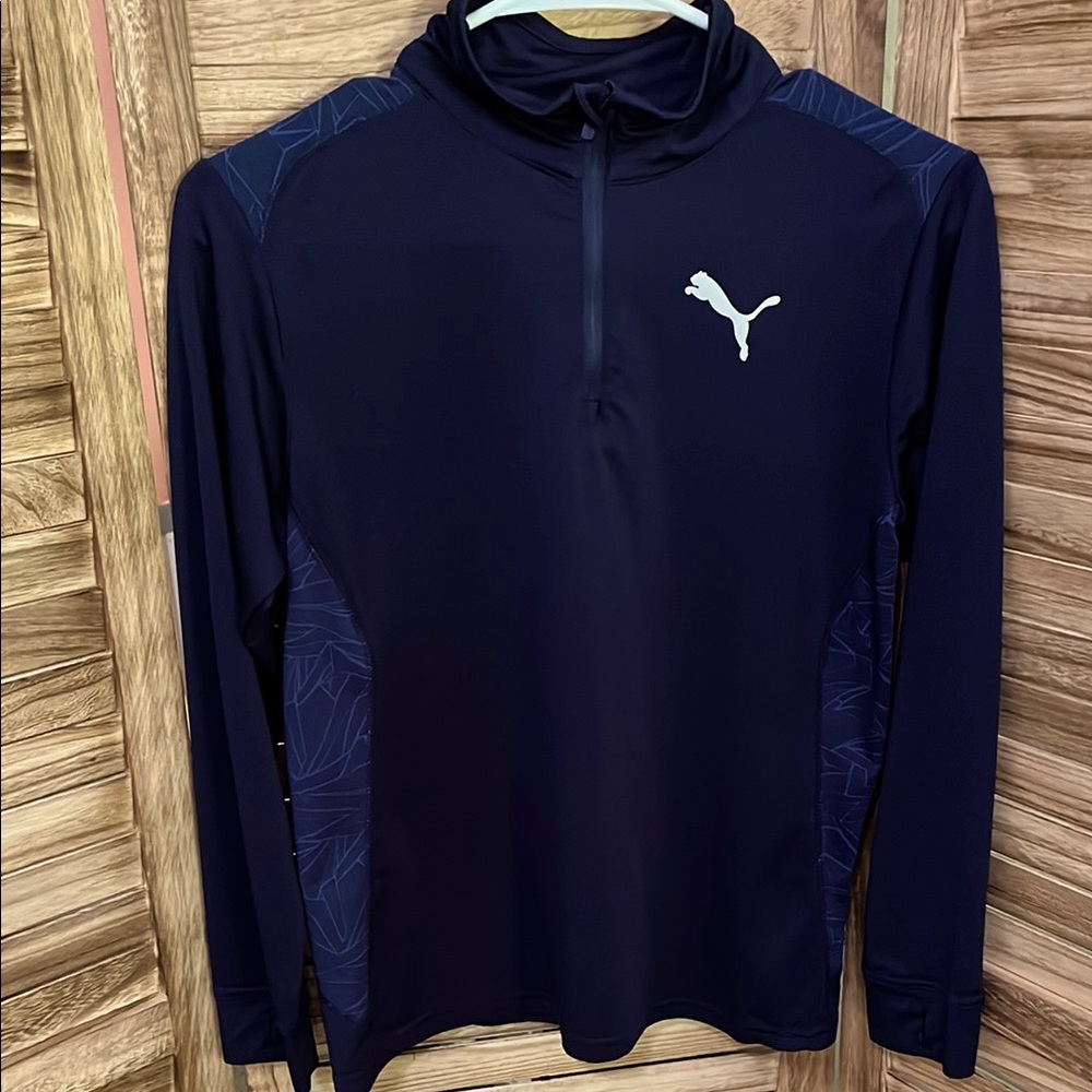 Puma Navy Blue Pullover Hoodie